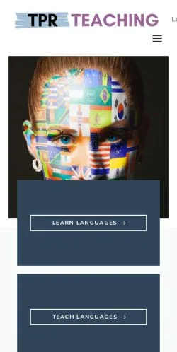 Forhåndsvisning av nettstedet TPR Teaching, medium fra USA for sponsede artikler