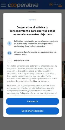 Anteprima del sito Cooperativa, media di Laos per articoli sponsorizzati