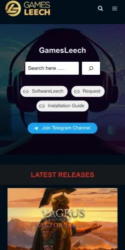 Aperçu du site GamesLeech, média de États-Unis pour articles sponsorisés