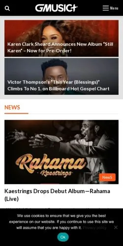 Aperçu du site GMusicPlus, média de États-Unis pour articles sponsorisés