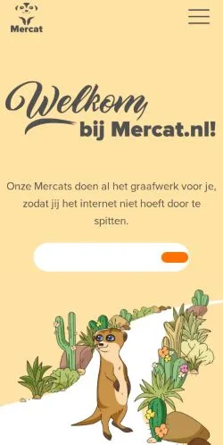 スポンサード記事向けのオランダメディア、Mercat.nlのサイトプレビュー