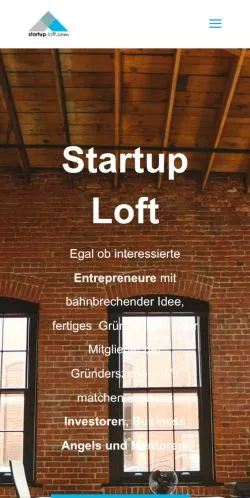 Aperçu du site Startup Loft, média de Allemagne pour articles sponsorisés
