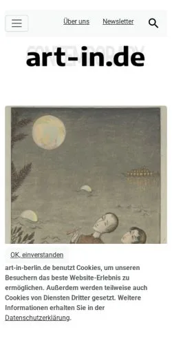 Anteprima del sito art-in.de, media di Germania per articoli sponsorizzati