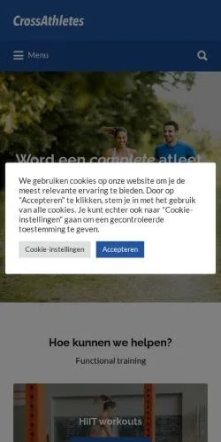 Anteprima del sito CrossAthletes, media di Paesi Bassi per articoli sponsorizzati