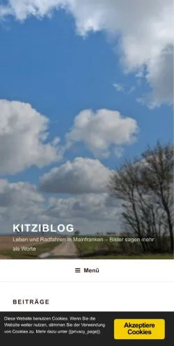Vorschau der Website KitziBlog, Medium aus Deutschland für gesponserte Artikel