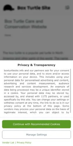 スポンサード記事向けのアメリカ合衆国メディア、Box Turtle Siteのサイトプレビュー