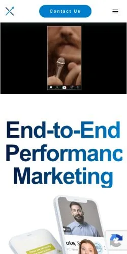 Sponsorlu makaleler için Amerika Birleşik Devletleri medyası MuteSix Performance Marketing sitesinin önizlemesi