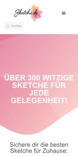 Pré-visualização do site Witzige Sketche, meio de Alemanha para artigos patrocinados