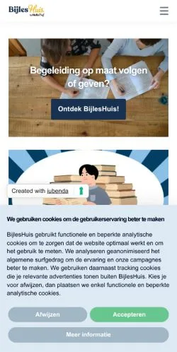 Podgląd witryny BijlesHuis Blog, medium z kraju Belgia do artykułów sponsorowanych