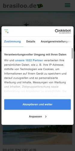 Aperçu du site Brasiloo Brasilien, média de Allemagne pour articles sponsorisés
