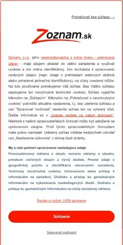 Podgląd witryny Feminity, medium z kraju Słowacja do artykułów sponsorowanych