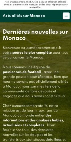 Anteprima del sito Monaco News, media di Francia per articoli sponsorizzati