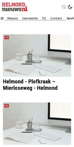 Anteprima del sito Helmond Nieuws, media di Paesi Bassi per articoli sponsorizzati