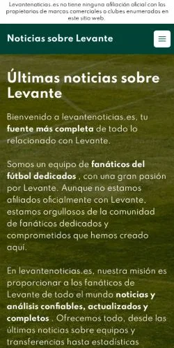 Anteprima del sito Levante News, media di Spagna per articoli sponsorizzati