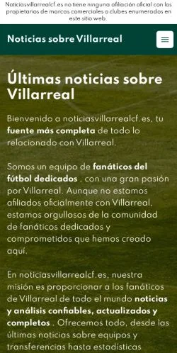 Anteprima del sito Villarreal News, media di Spagna per articoli sponsorizzati