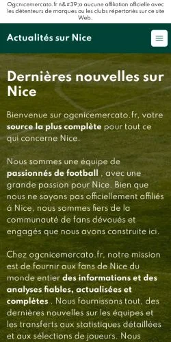 Anteprima del sito Nice News, media di Francia per articoli sponsorizzati