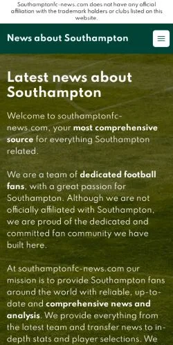 Anteprima del sito Southampton News, media di Stati Uniti per articoli sponsorizzati