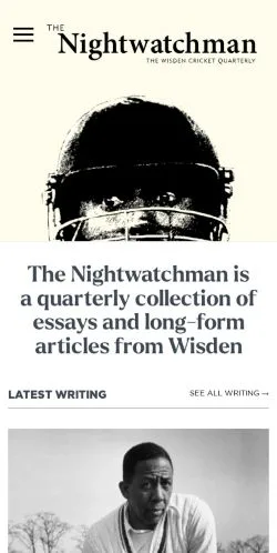 Podgląd witryny The Nightwatchman, medium z kraju Stany Zjednoczone do artykułów sponsorowanych