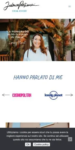 Anteprima del sito Federica Piersimoni Social Advisor, media di Italia per articoli sponsorizzati