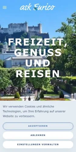 Podgląd witryny Freizeit, Genuss Und Reisen, medium z kraju Niemcy do artykułów sponsorowanych