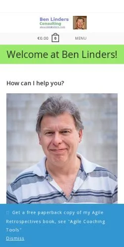 Förhandsvisning av webbplatsen Ben Linders, medium i USA för sponsrade artiklar