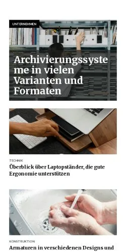 Podgląd witryny agilesfirma.de, medium z kraju Niemcy do artykułów sponsorowanych