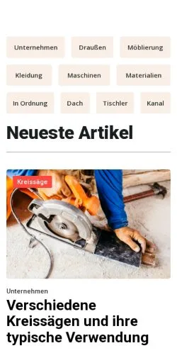 Anteprima del sito bauenbewusst.de, media di Germania per articoli sponsorizzati