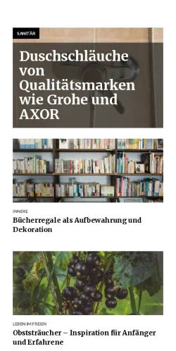 Anteprima del sito blickaufbauen.de, media di Germania per articoli sponsorizzati