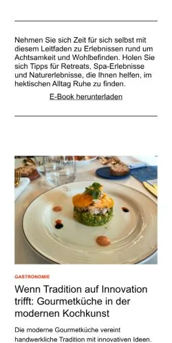 Anteprima del sito erlebnisstunde.de, media di Germania per articoli sponsorizzati