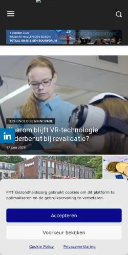 Anteprima del sito FMT Gezondheidszorg, media di Paesi Bassi per articoli sponsorizzati