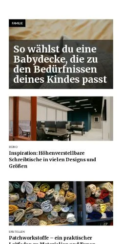 Podgląd witryny heimzentrum.de, medium z kraju Niemcy do artykułów sponsorowanych