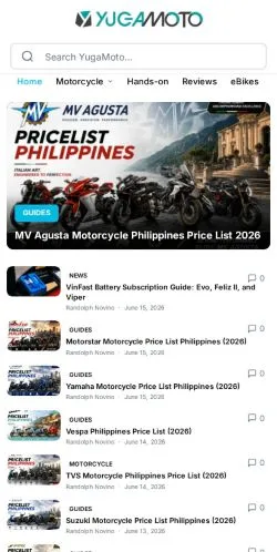 スポンサード記事向けのアメリカ合衆国メディア、YugaMotoのサイトプレビュー