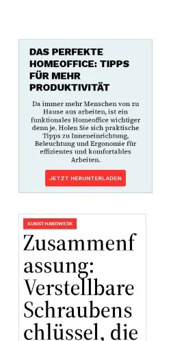 Förhandsvisning av webbplatsen warmesheim.de, medium i Tyskland för sponsrade artiklar