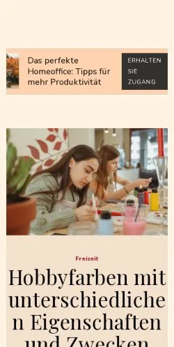 Anteprima del sito zuhausemagazin.de, media di Germania per articoli sponsorizzati