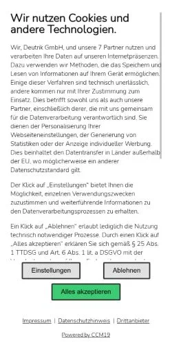 Pré-visualização do site Lesen was Spaß macht - Lesering.de, meio de Alemanha para artigos patrocinados
