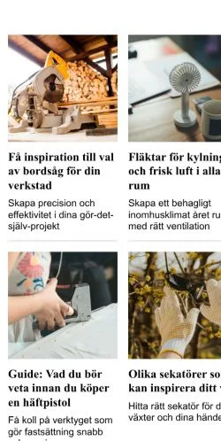 Anteprima del sito alltomkonstruktion.se, media di Svezia per articoli sponsorizzati