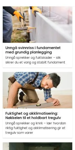 Anteprima del sito byggkjempen.com, media di Norvegia per articoli sponsorizzati