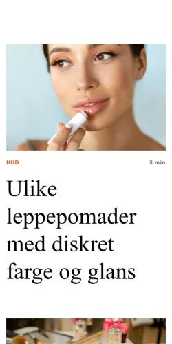 Vista previa del sitio helseland.com, medio de Noruega para artículos patrocinados