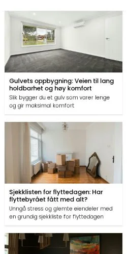 Anteprima del sito hjemmetid.com, media di Norvegia per articoli sponsorizzati