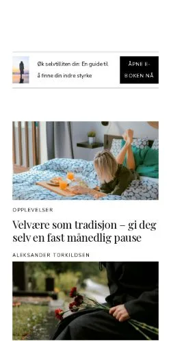 Forhåndsvisning af jentesenter.com, medie fra Norge til sponsorerede artikler