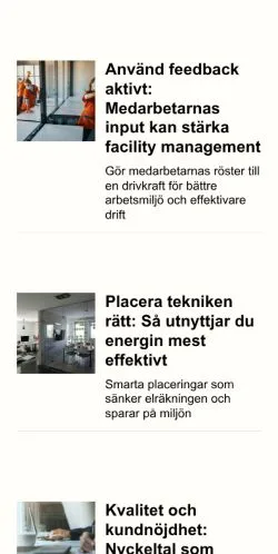 Anteprima del sito litenfirma.se, media di Svezia per articoli sponsorizzati