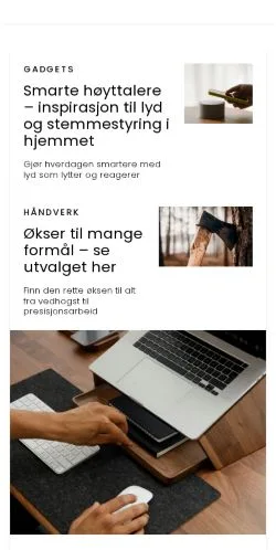 Anteprima del sito livsrom.com, media di Norvegia per articoli sponsorizzati