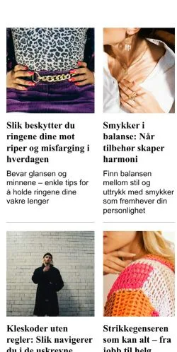 Förhandsvisning av webbplatsen motespot.com, medium i Norge för sponsrade artiklar