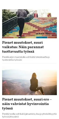 Podgląd witryny rakkausloma.fi, medium z kraju Finlandia do artykułów sponsorowanych