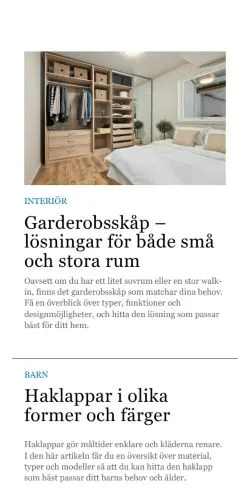 Anteprima del sito stilspion.se, media di Svezia per articoli sponsorizzati