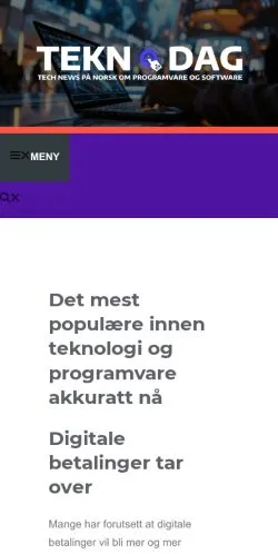 Forhåndsvisning af Teknodag, medie fra Norge til sponsorerede artikler