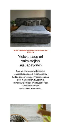 Podgląd witryny vapaahetki.fi, medium z kraju Finlandia do artykułów sponsorowanych