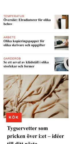 Anteprima del sito villavibe.se, media di Svezia per articoli sponsorizzati