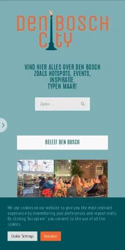 Anteprima del sito Den Bosch City, media di Paesi Bassi per articoli sponsorizzati
