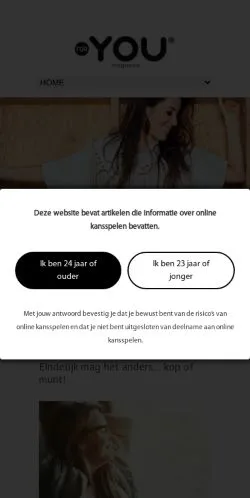 Anteprima del sito ForYou Magazine, media di Paesi Bassi per articoli sponsorizzati